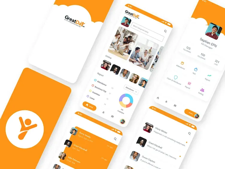 UI Design Great Day - PT Indodev Niaga Internet